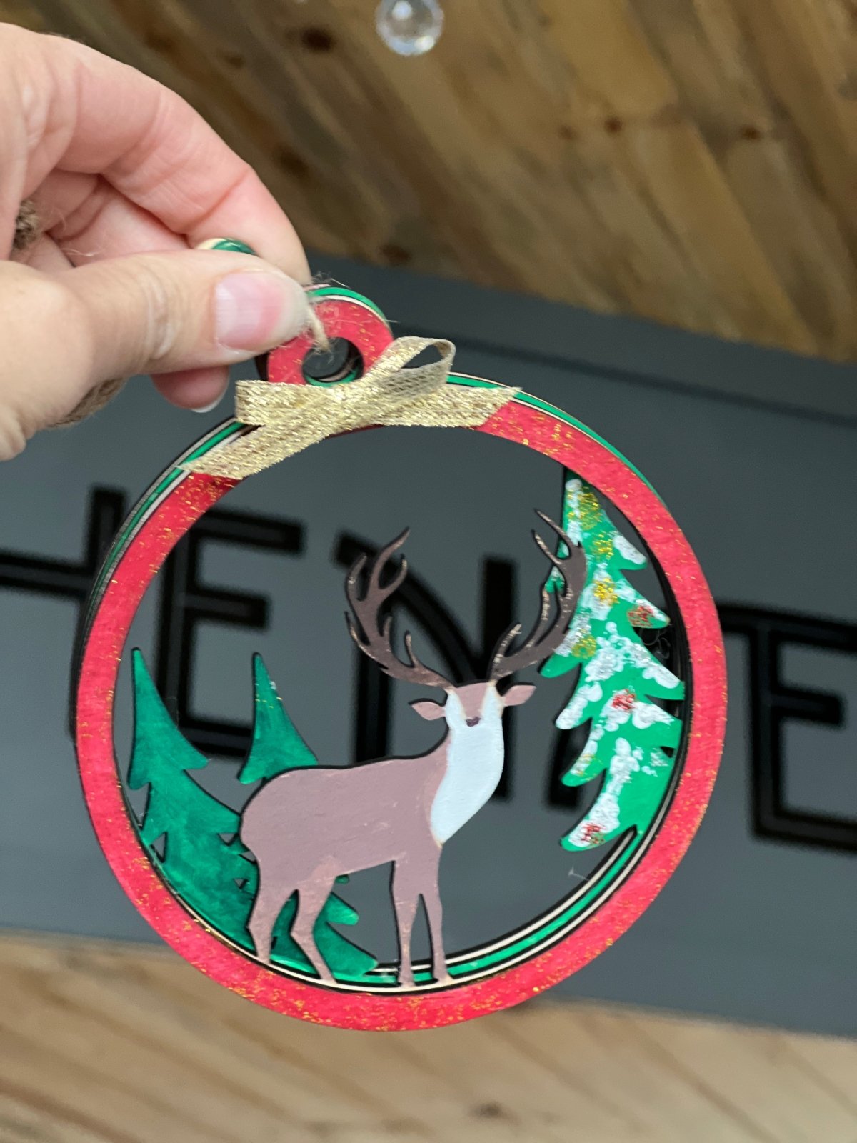 Deer Ornament Painting - Roam Coffee